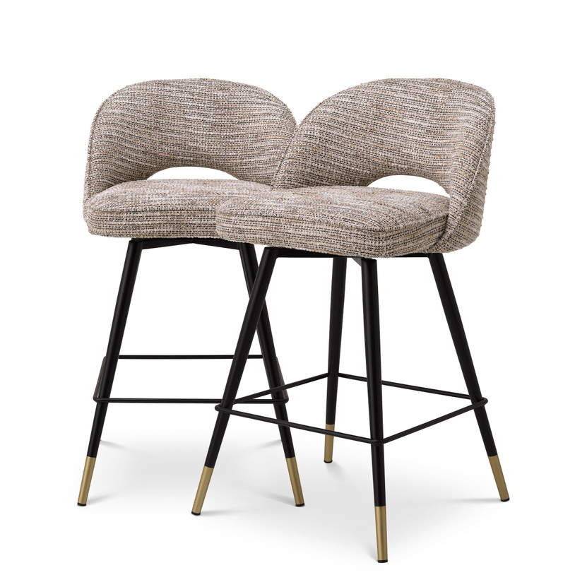 Counter Stool Cliff Mademoiselle Beige Set of 2
