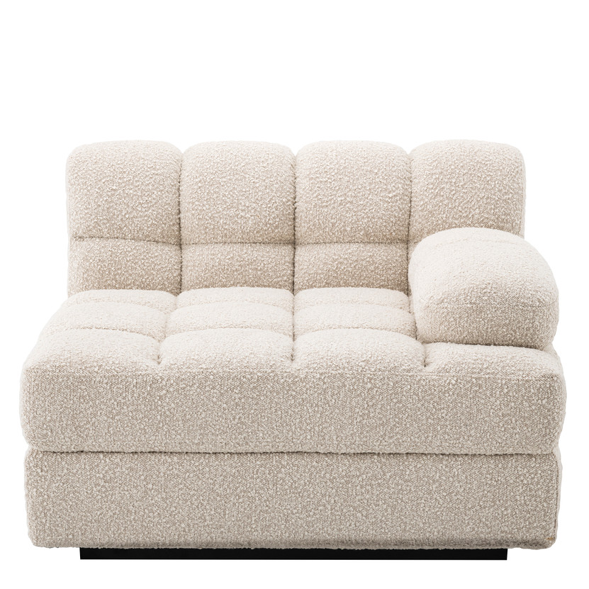 Modular Sofa Dean Bouclé Cream - Right