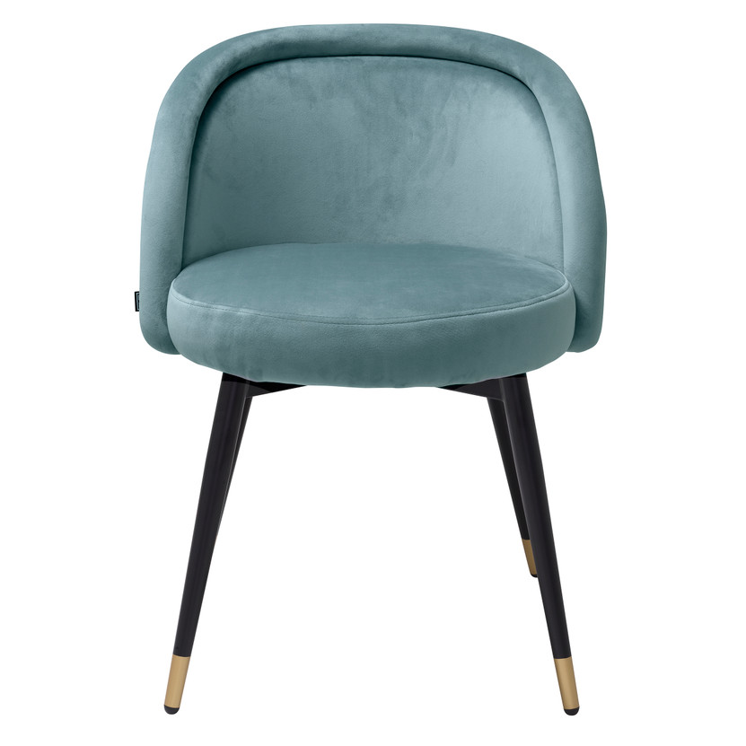 Dining Chair Chloé Savona Blue Velvet Set of 2