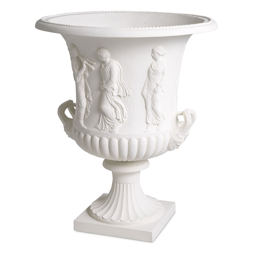 Vase Calyx-Krater White Finish