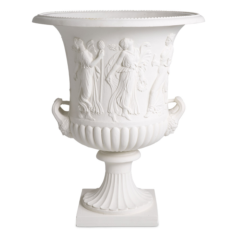 Vase Calyx-Krater White Finish