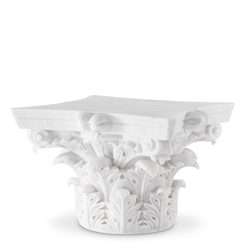 Coffee Table Acanthus White Marble