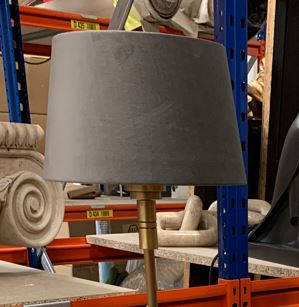 Floor Lamp Tryon Brushed Brass Finish