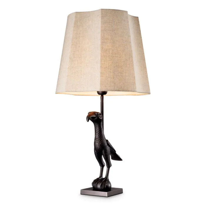 Table Lamp Falcon Copper Bronze Finish
