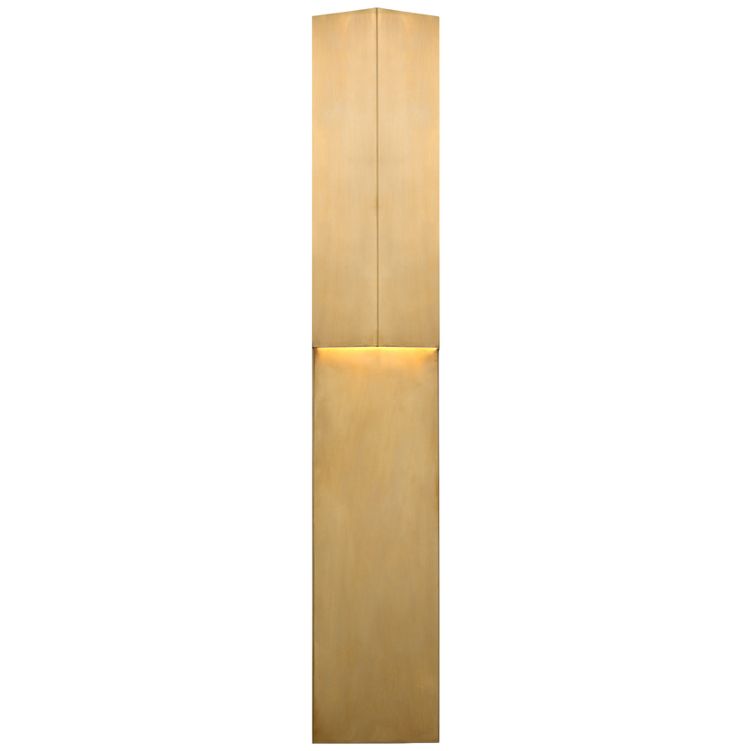 Rega 30" Folded Sconce in Antique-Burnished Brass
