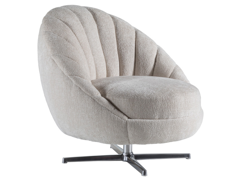 Lucille Swivel Chair (Polished Chrome)