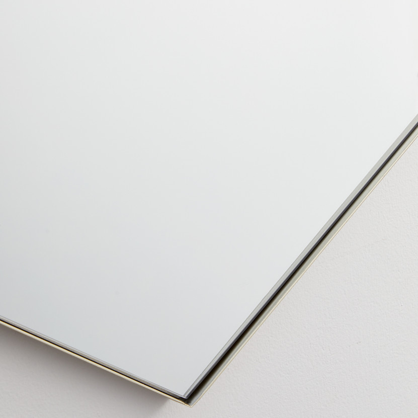 28X40 Hexagon Mirror - Silver
