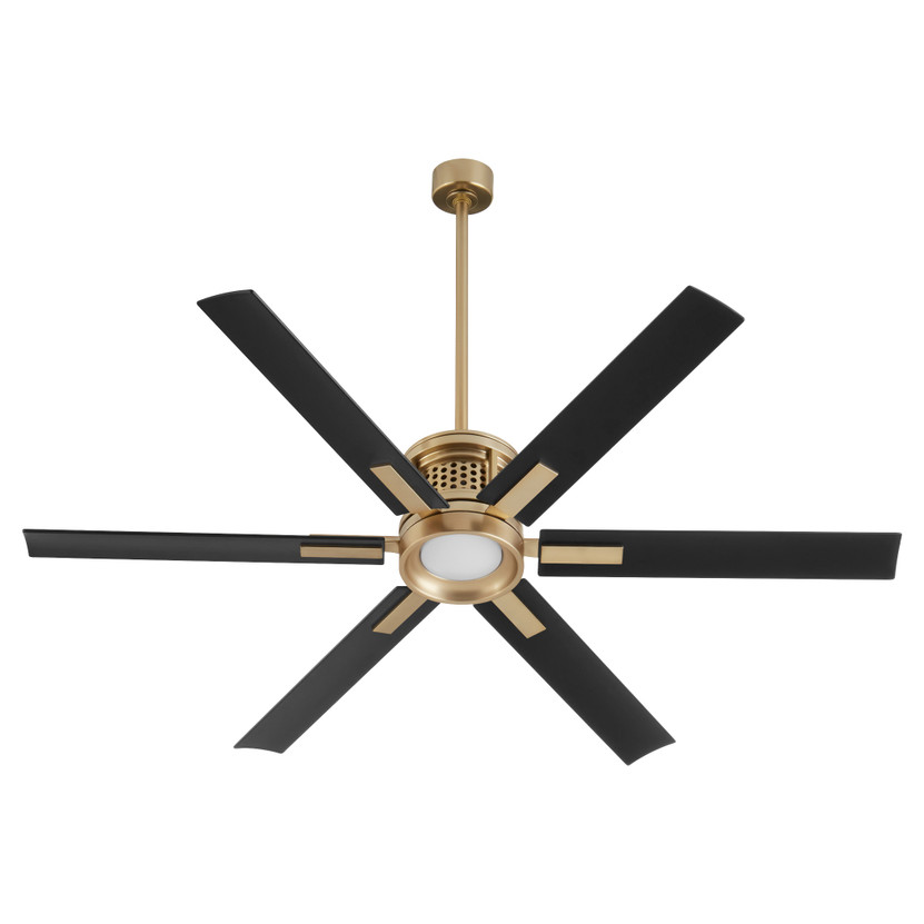 Zeus 65" Fan - Brass