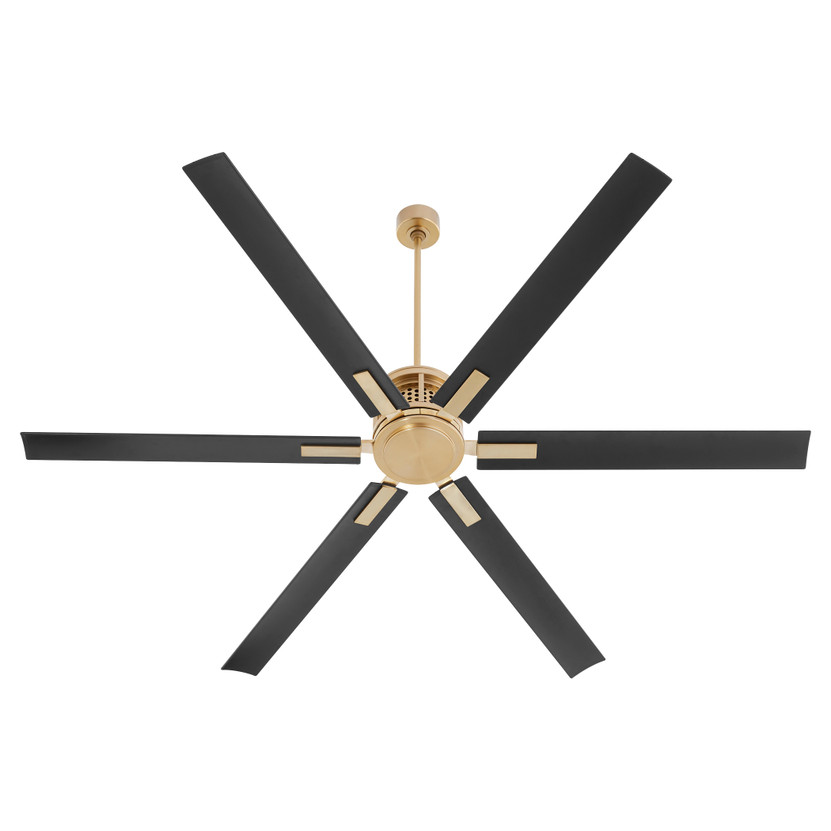 Zeus 80" Fan - Brass