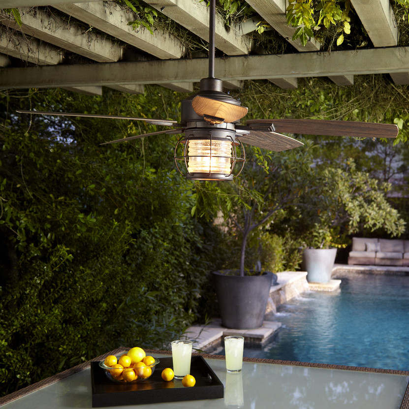 Galveston Patio Fan - Bronze