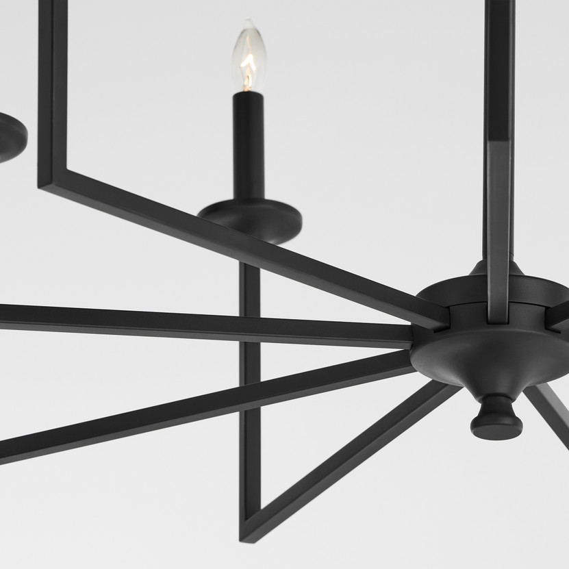 Eldorado 9 Light Chandelier - Black