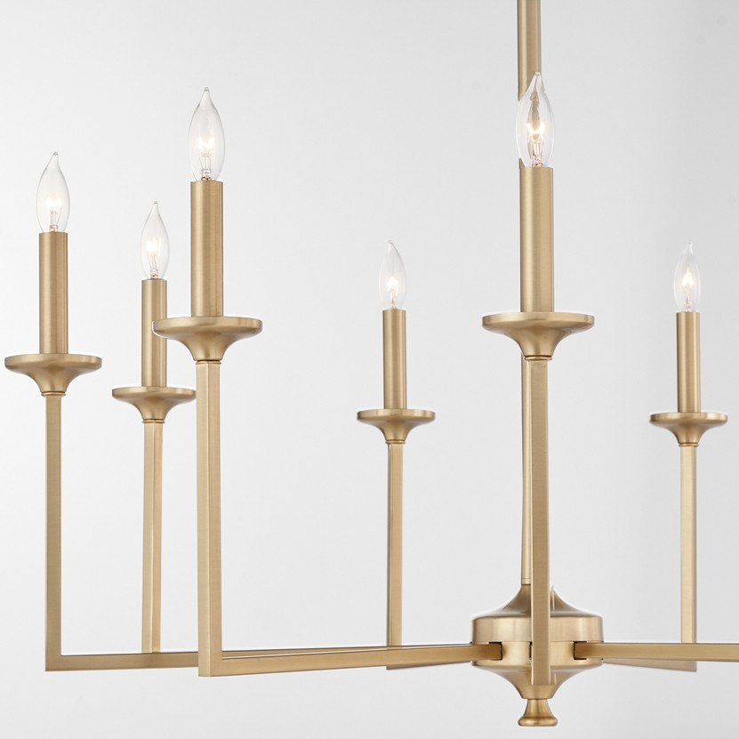 Eldorado 9 Light Chandelier - Brass