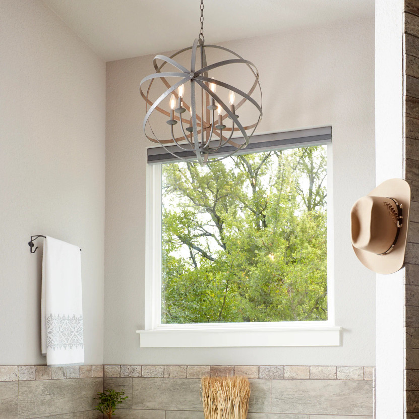 Celeste 6 Light Sphere - Grey