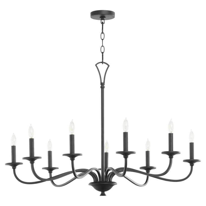 Maryse 9 Light Chandelier - Black