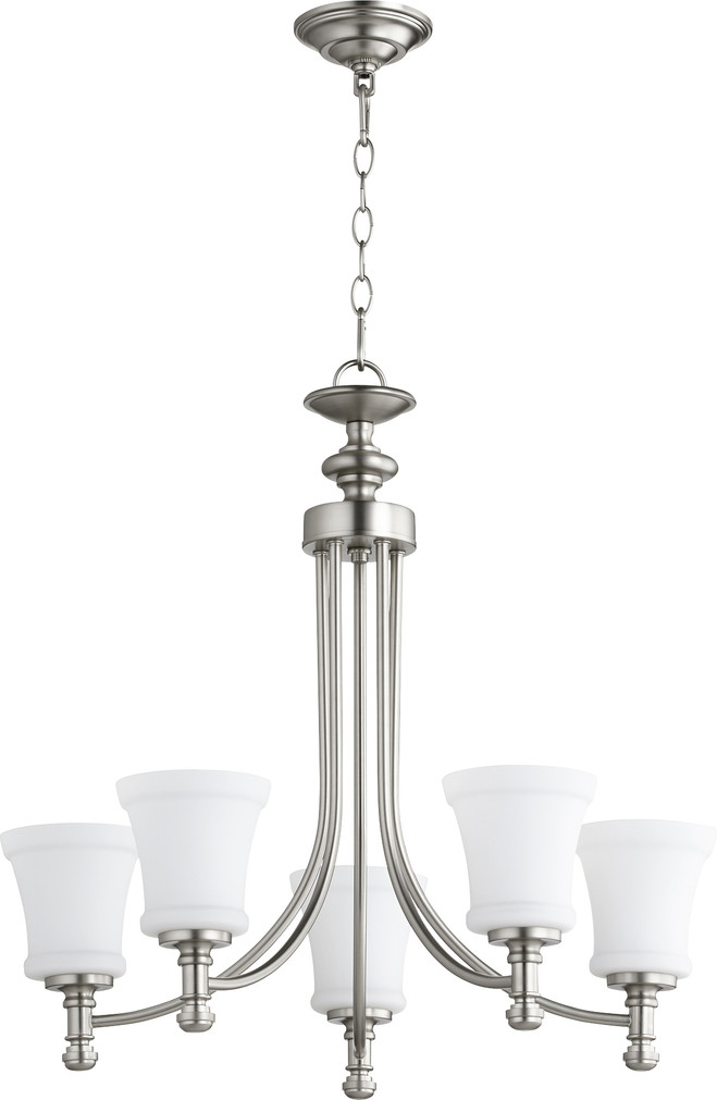 Rossington 5 Light Chandelier - Nickel