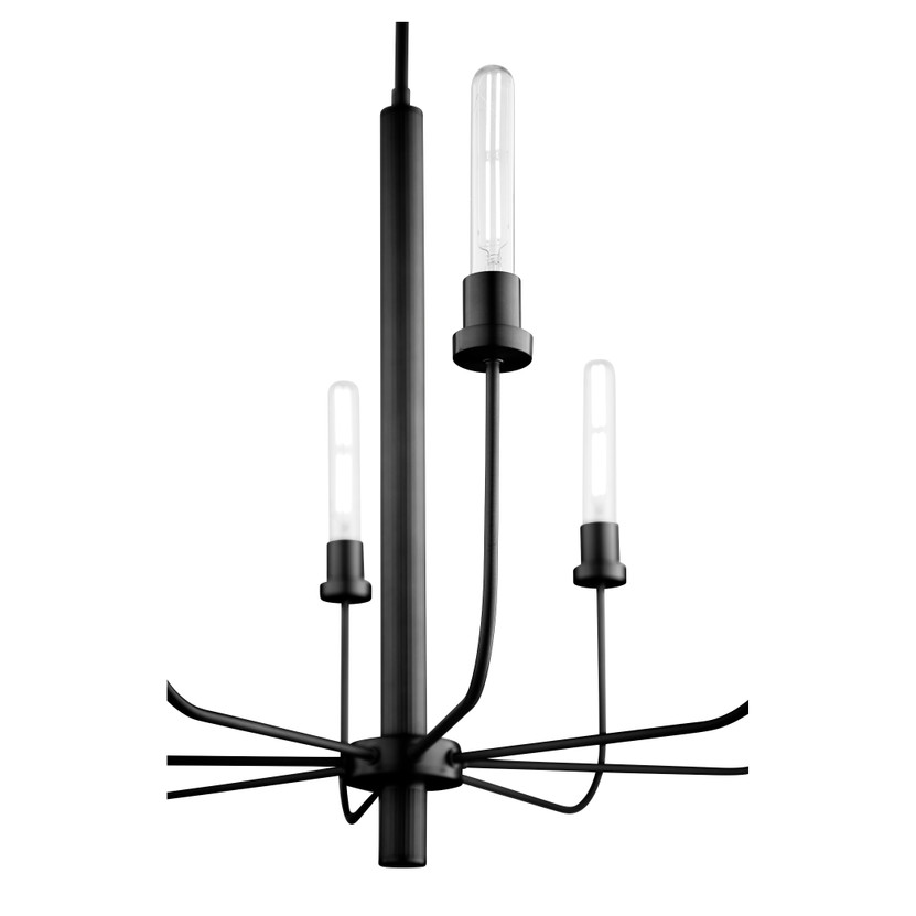 Sheridan 8 Light Chandelier - Black