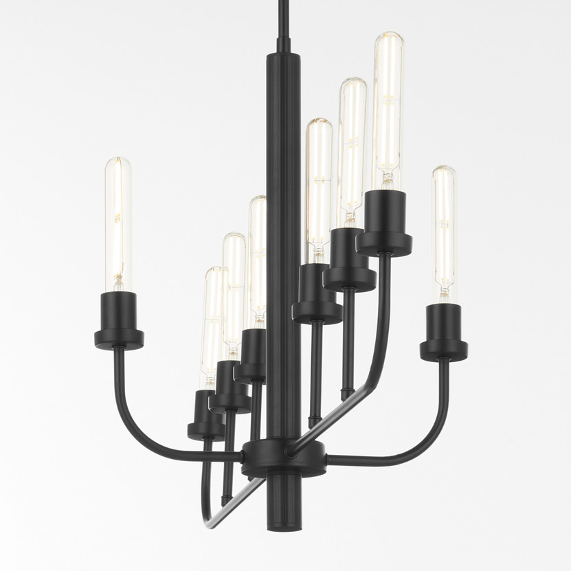 Sheridan 8 Light Linear - Black