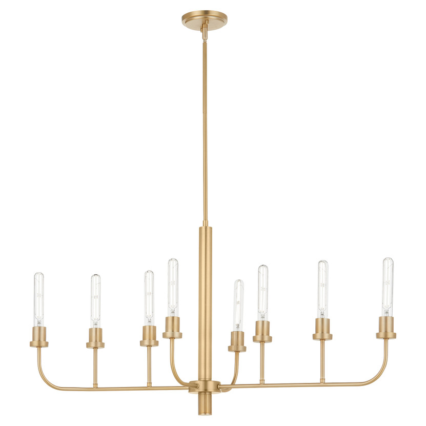 Sheridan 8 Light Linear - Brass
