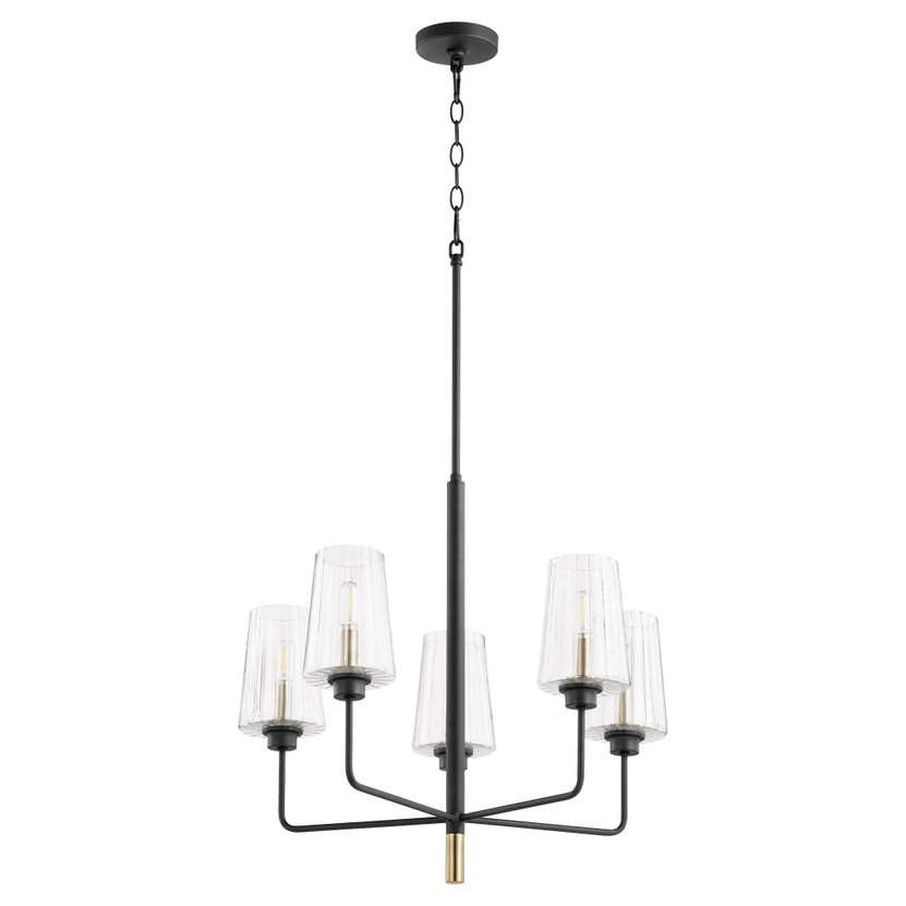 Dalia 5 Light Chandelier - Black