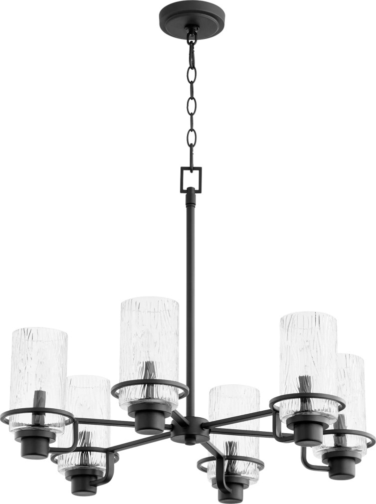 Lazo 6 Light Chandelier - Black