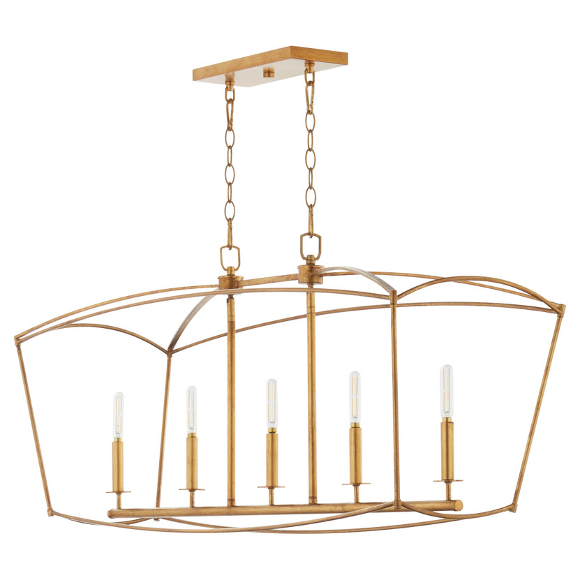 Mantle 5 Light Linear - Gold