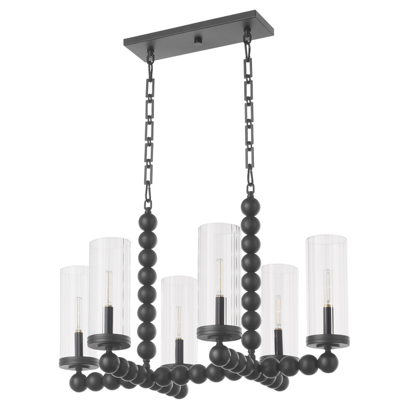 Lee Blvd 6 Light Linear - Black