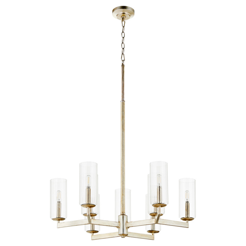 Merrick 9 Light Chandelier - Silver