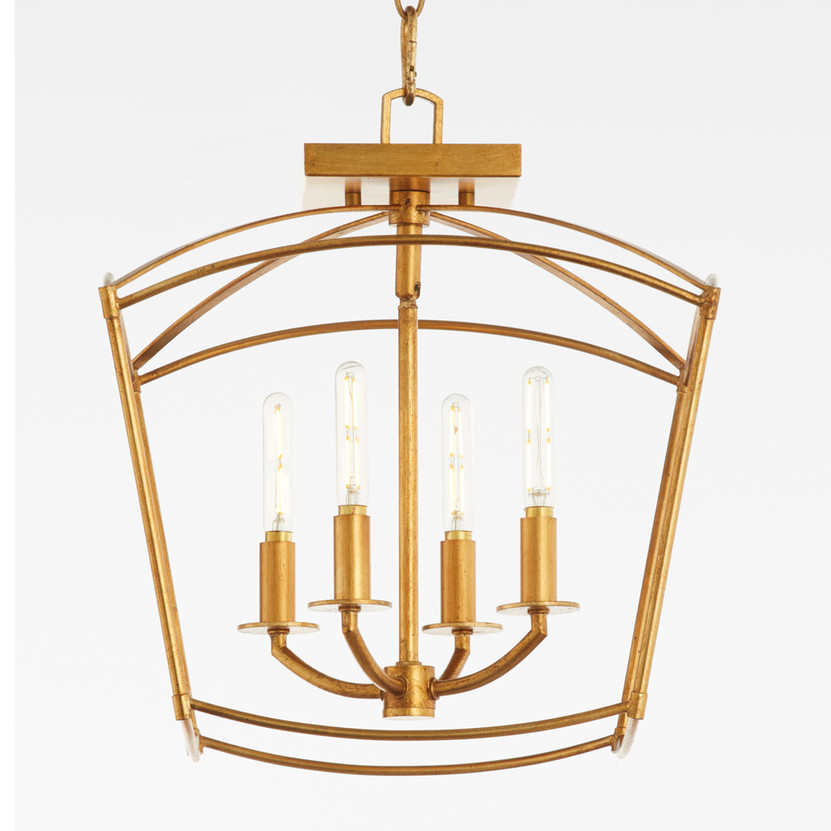 Mantle 4 Light Dual Mount - Gold