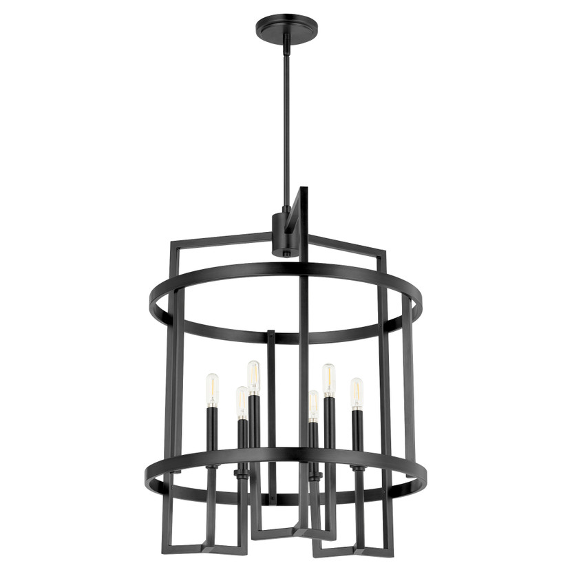 Merrick 6 Light Entry- Black