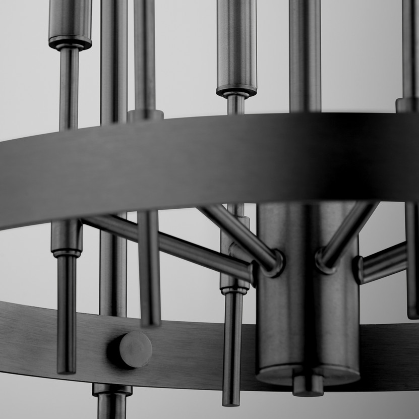 Hamilton 6 Light Entry - Black