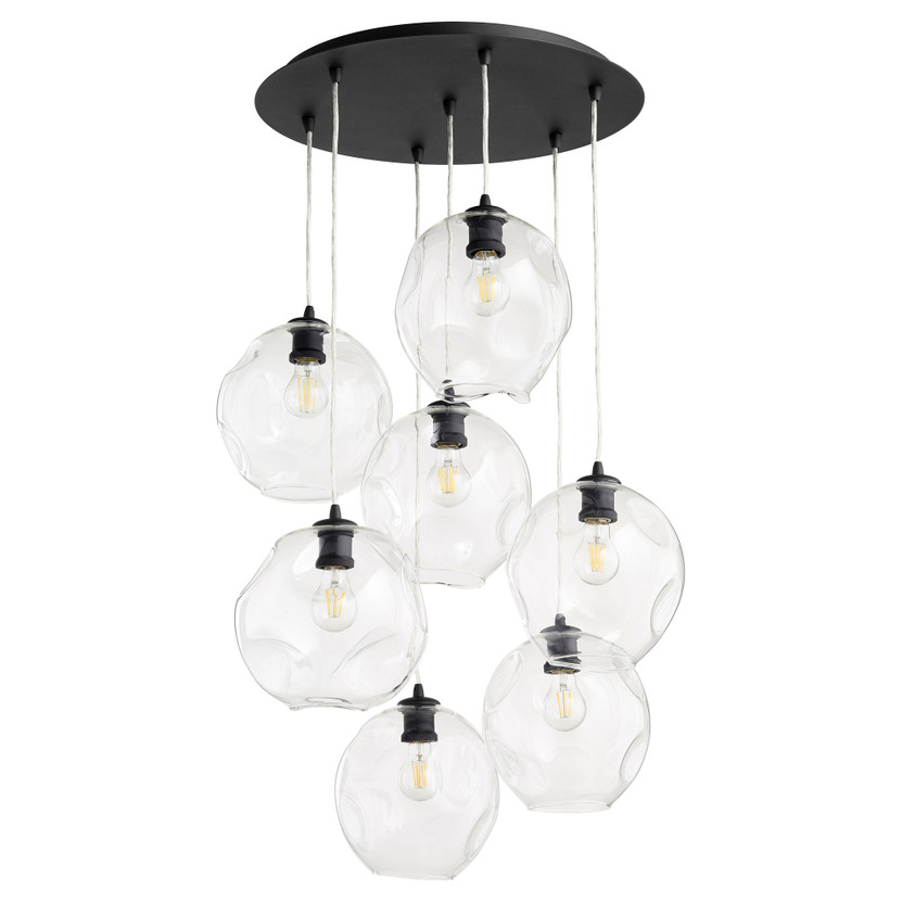 Numen 7 Light Pendant - Black
