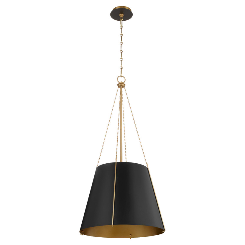 Denise 18" 1 Light Pendant - Matte Black
