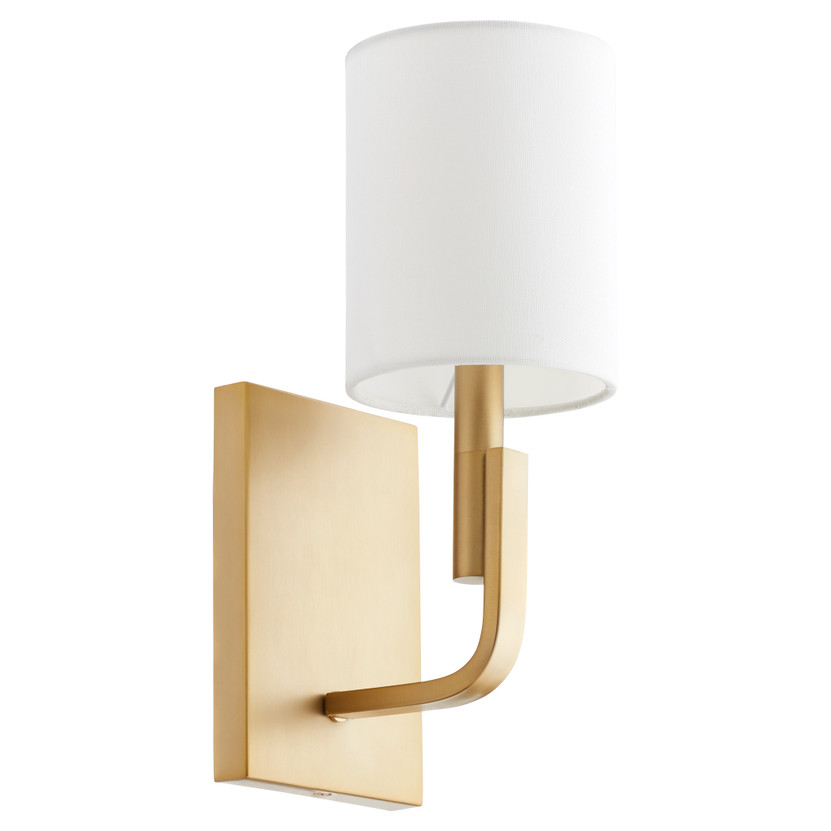 Tempo 1 Light Wall Mount - Brass