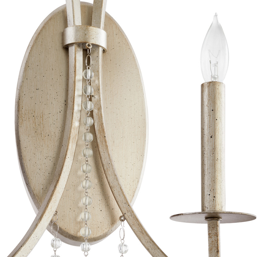 Malin 2 Light Wall Mount - Silver