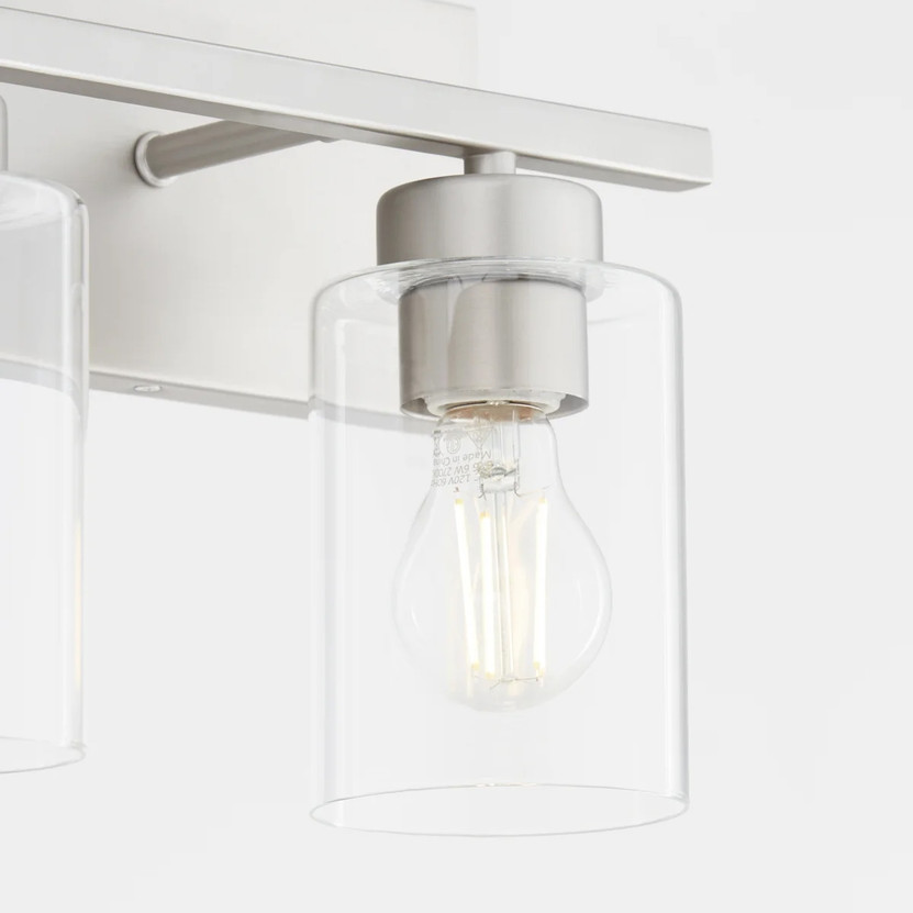 Carter 2 Light Vanity - Nickel