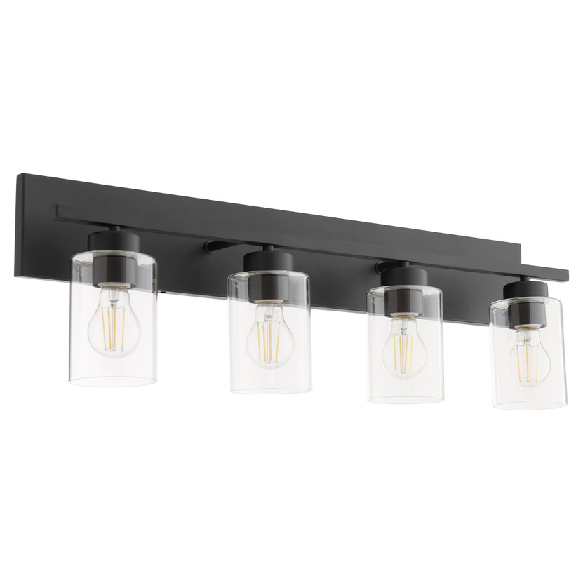Carter 4 Light Vanity - Black