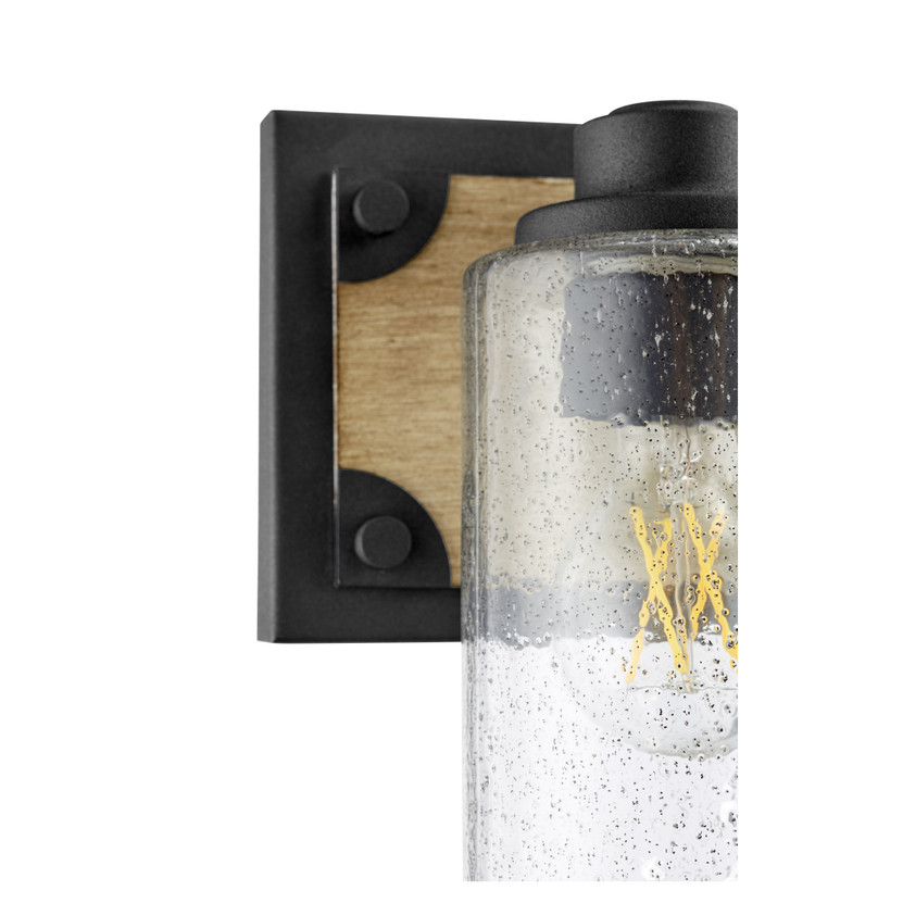 2 Light Corner Bracket Vanity - Black