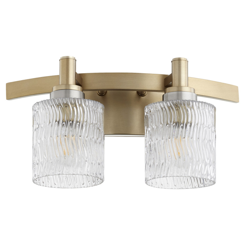 Stadium 2 Light Vanity - Brass