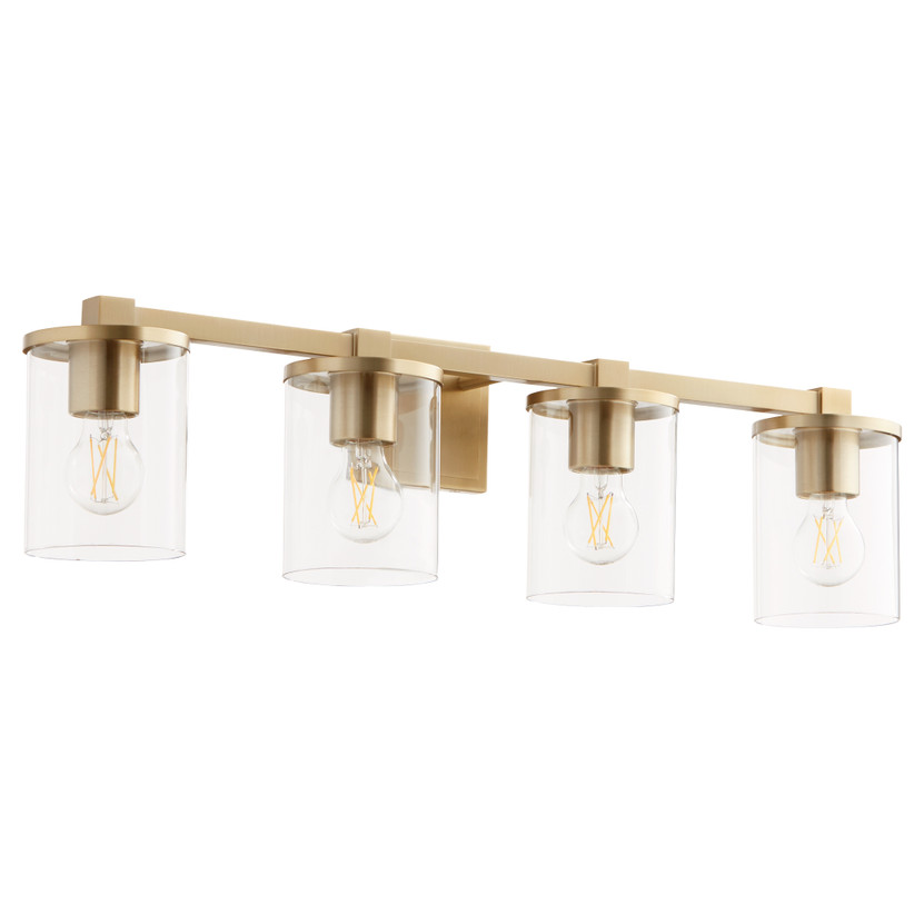Bolton 4 Light Vanity - Brass