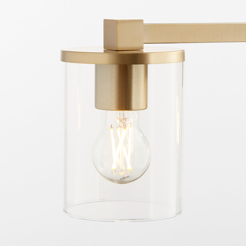 Bolton 4 Light Vanity - Brass