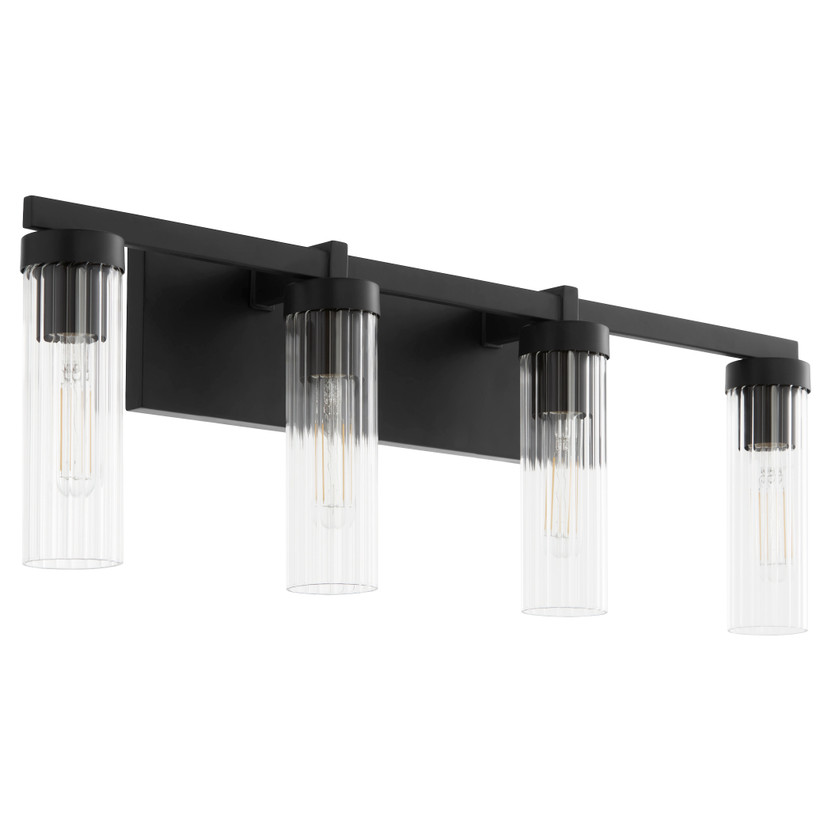 Kilbey 4 Light Vanity - Black