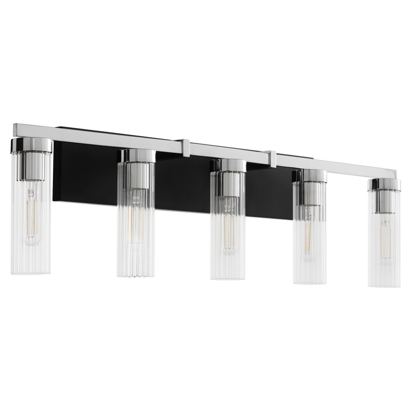 Kilbey 5 Light Vanty Black