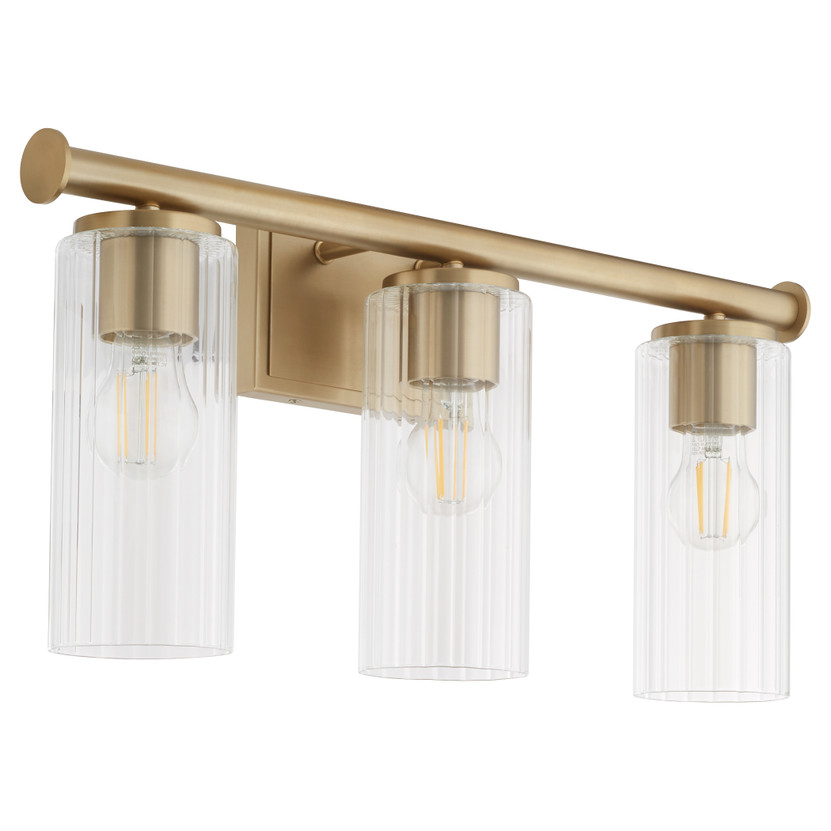 Juniper 3 Light Vanity - Brass