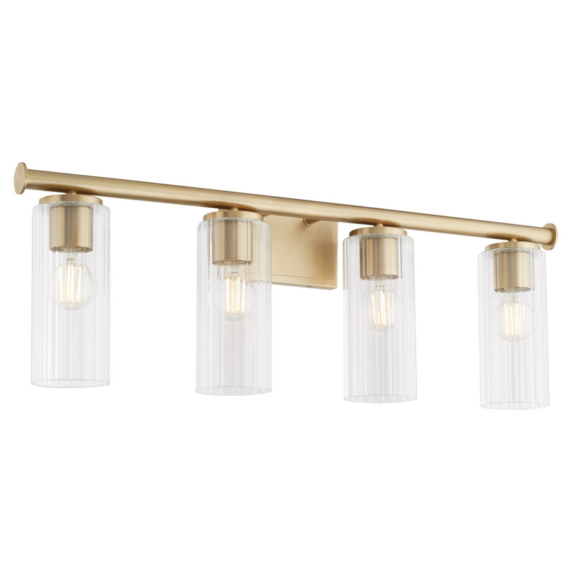 Juniper 4 Light Vanity - Brass