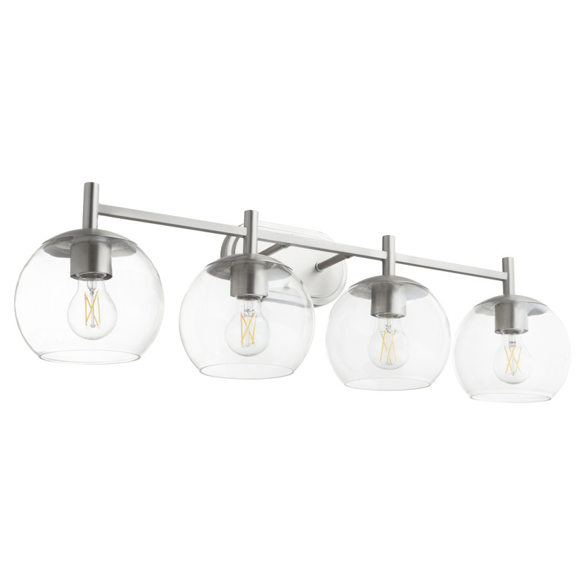 Lyon 4 Light Vanity - Nickel