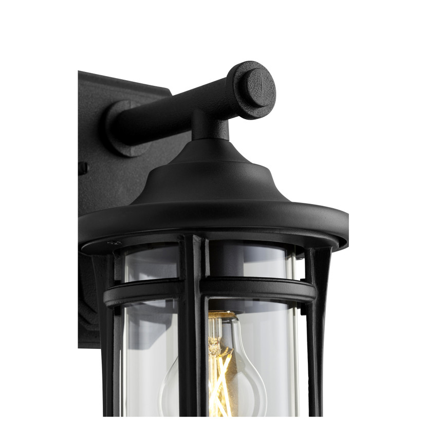 Haley 12" Lantern - Black