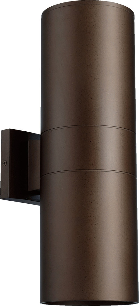 Cylinder 2 Light 6" Lantern - Bronze