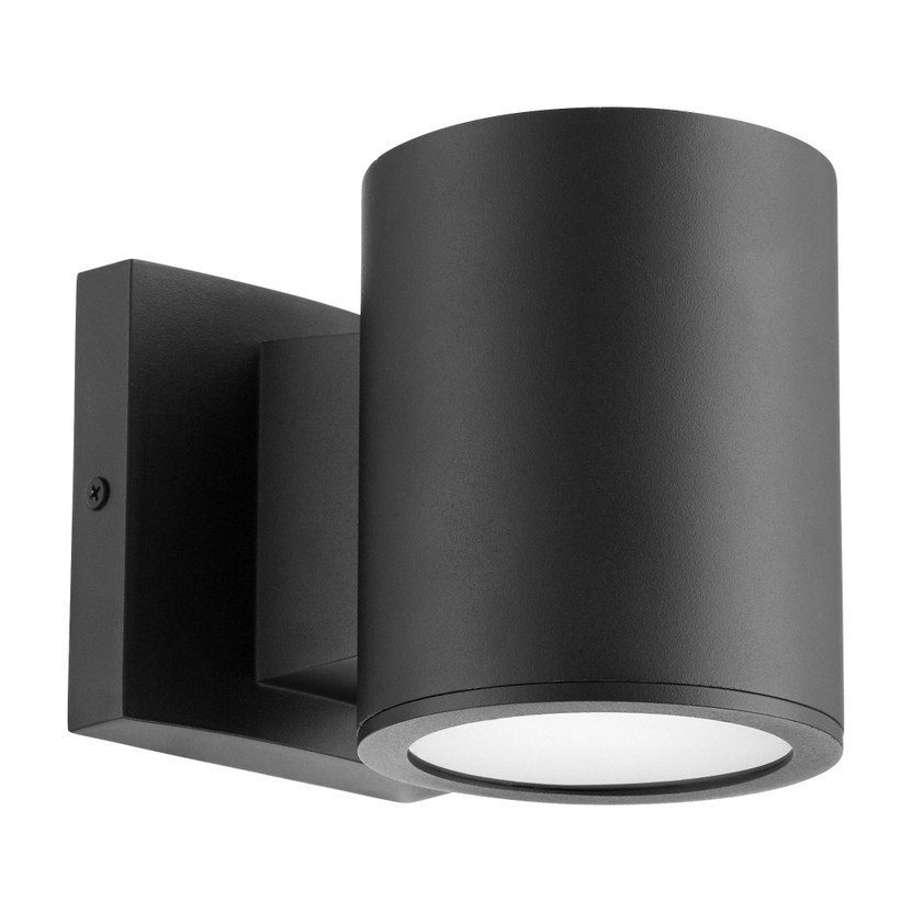 Cylinder LED 1 Light - Black