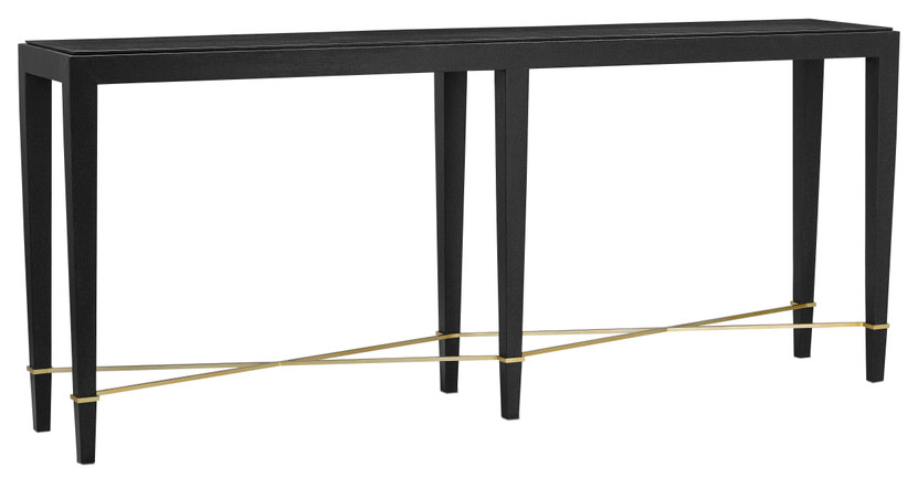 Verona Black Console Table
