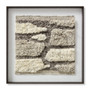Loloi Cobblestone Ivory  Grey 2-7 X 2-7 Wall Art